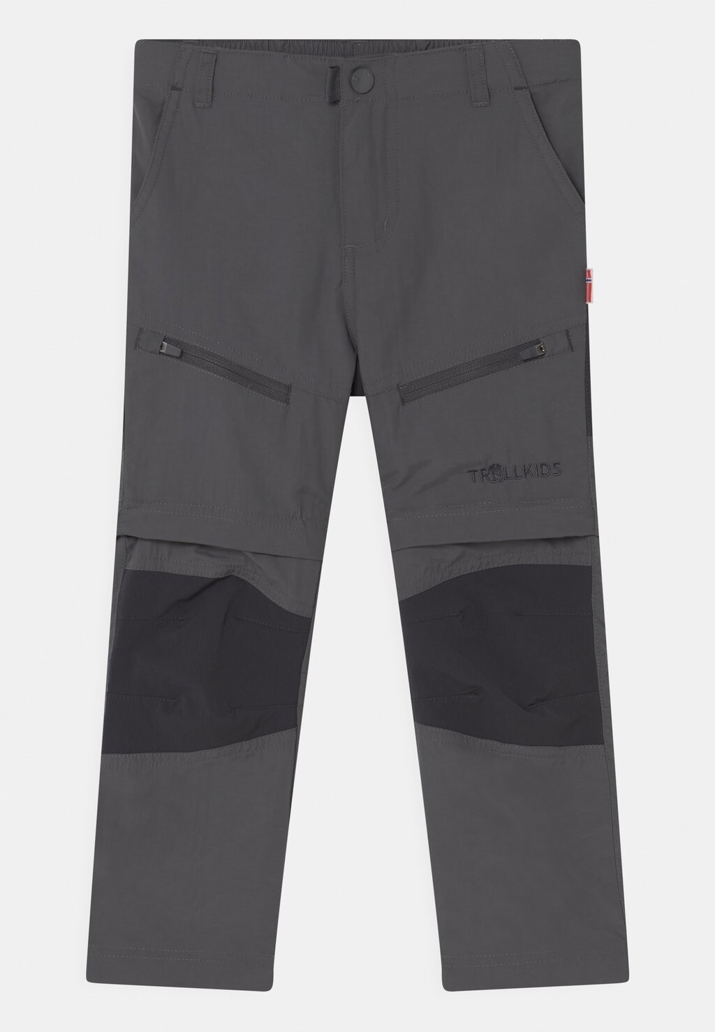 

Брюки для улицы NORDFJORD ZIP OFF PANTS UNISEX TrollKids, цвет anthracite