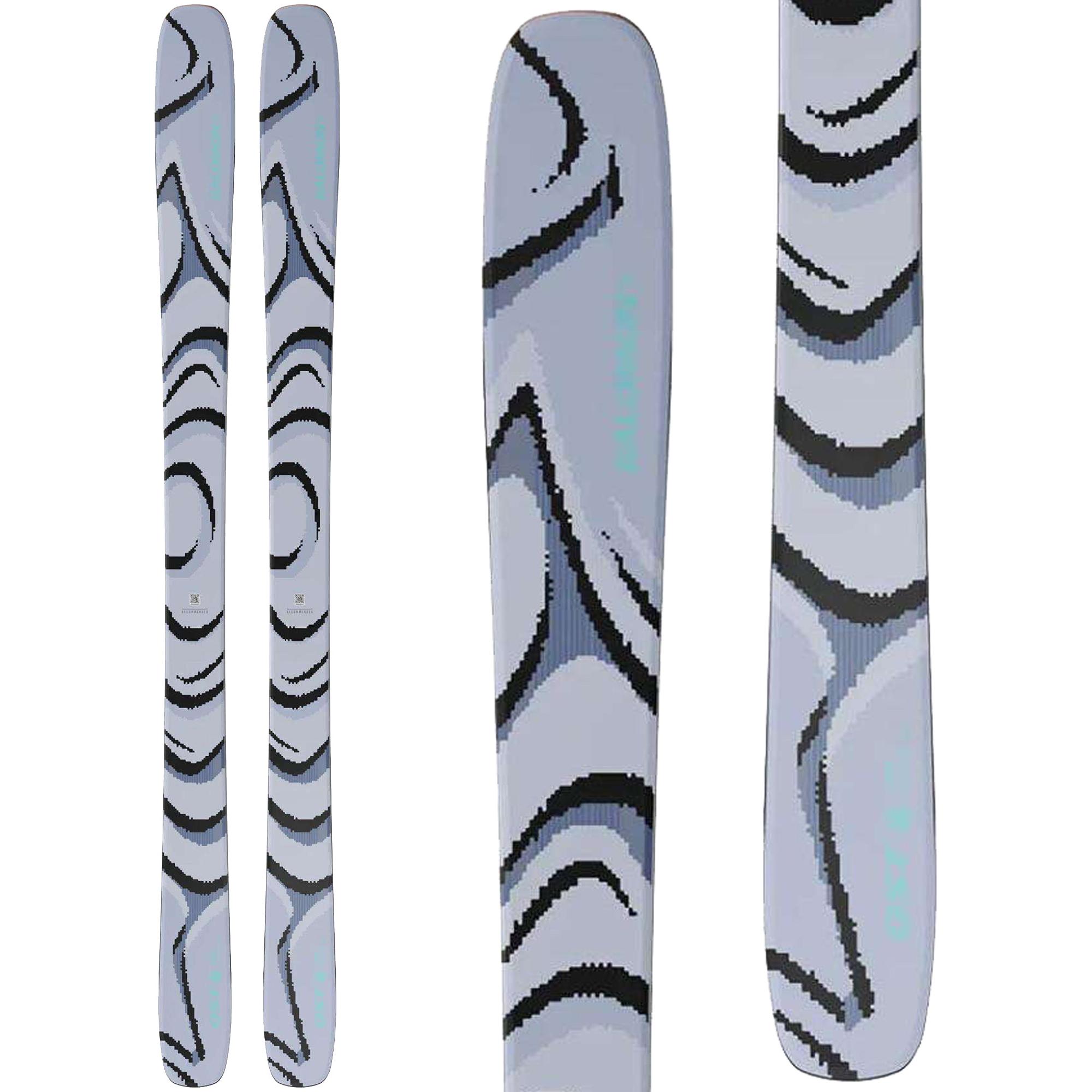 

Лыжи для фрирайда QST 100 Cosmic Sky '26 Salomon, Cosmic Sky/Dark Grey/Neon Blue