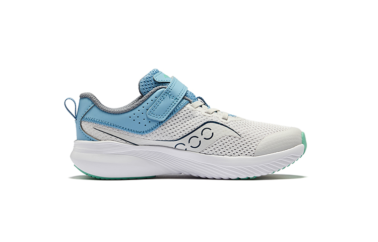 Кроссовки для бега Kinvara 14 Elite A/C Low top, цвет light gray blue, детские Saucony, светло-серый/синий — фото 3