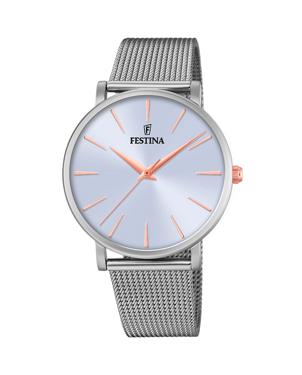 

F20475/3 Boyfriend Collection серебряные женские часы из стали Festina, серебро