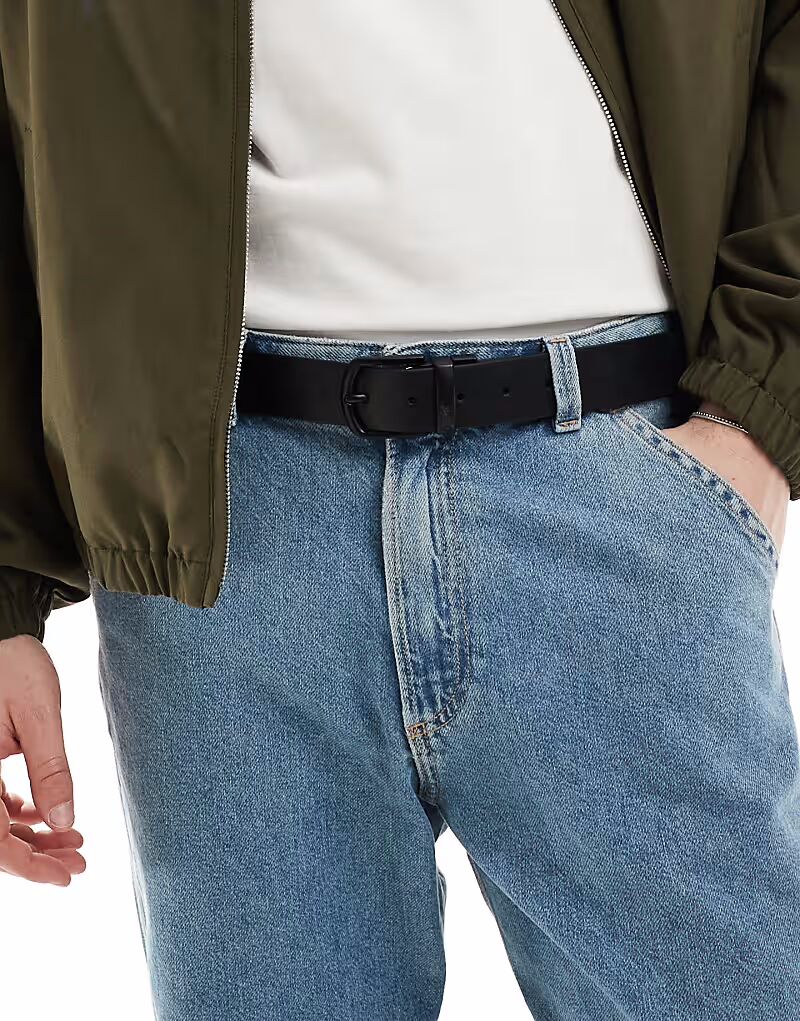 

Двусторонний ремень Pull&Bear черного цвета
