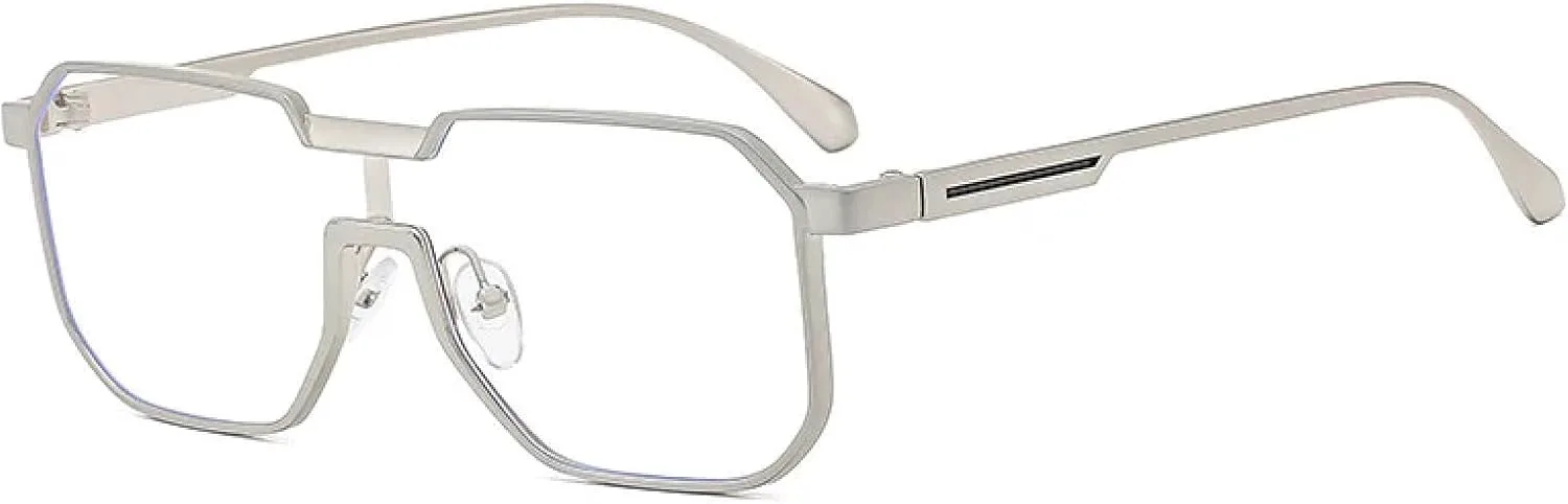 

Солнцезащитные очки UV400 в модной золотистой оправе с градиентным переходом, женские, винтажные, трендовые солнцезащитные очки для мужчин TKKTLLT, Silver