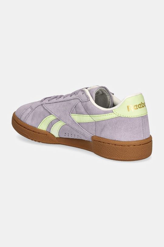 Замшевые кроссовки Club C Grounds, Великобритания Reebok Classic, фиолетовый — фото 3