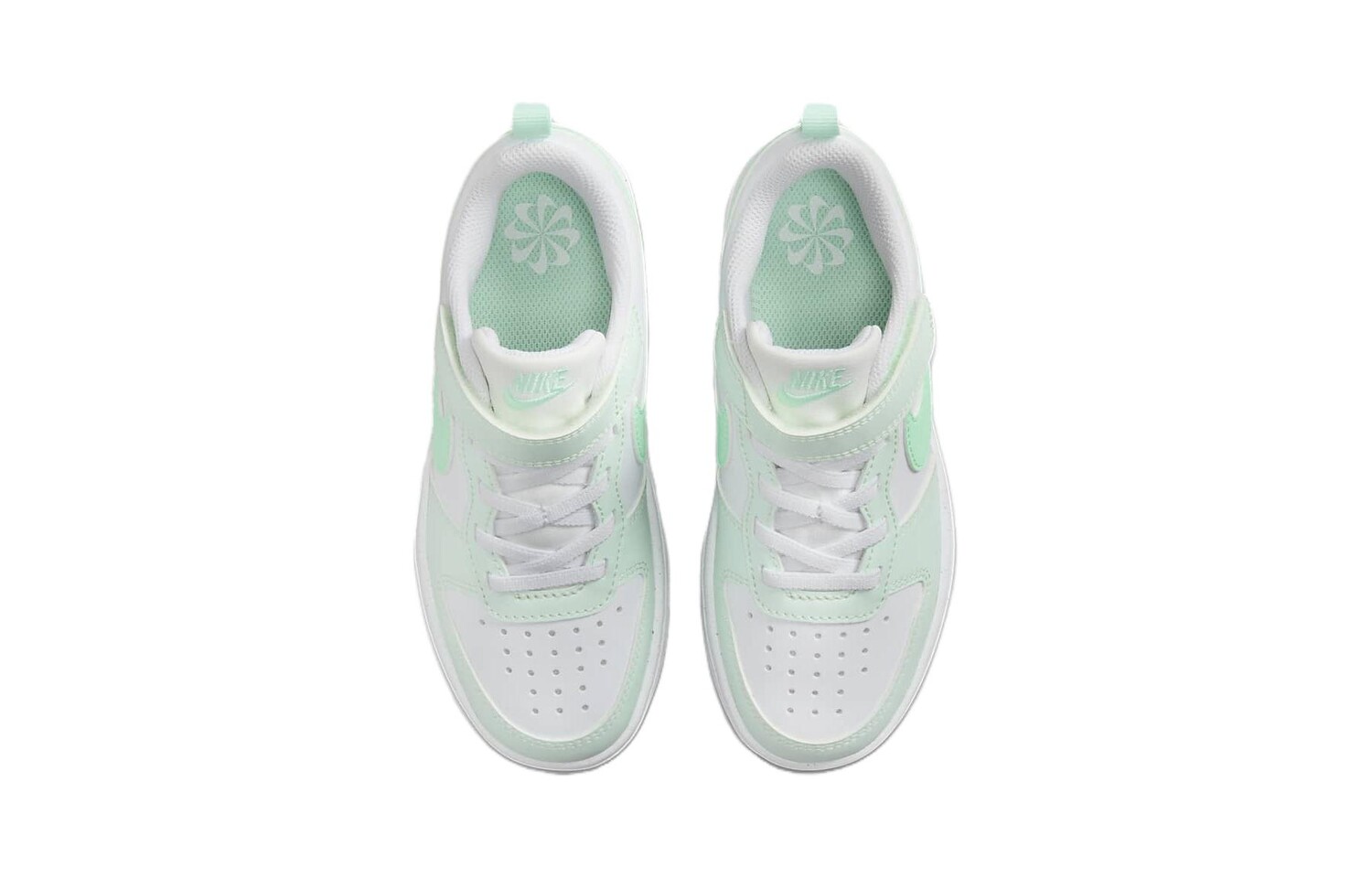 Детские кроссовки для скейтбординга Nike Court Borough Low PS PS, Green/White — фото 4