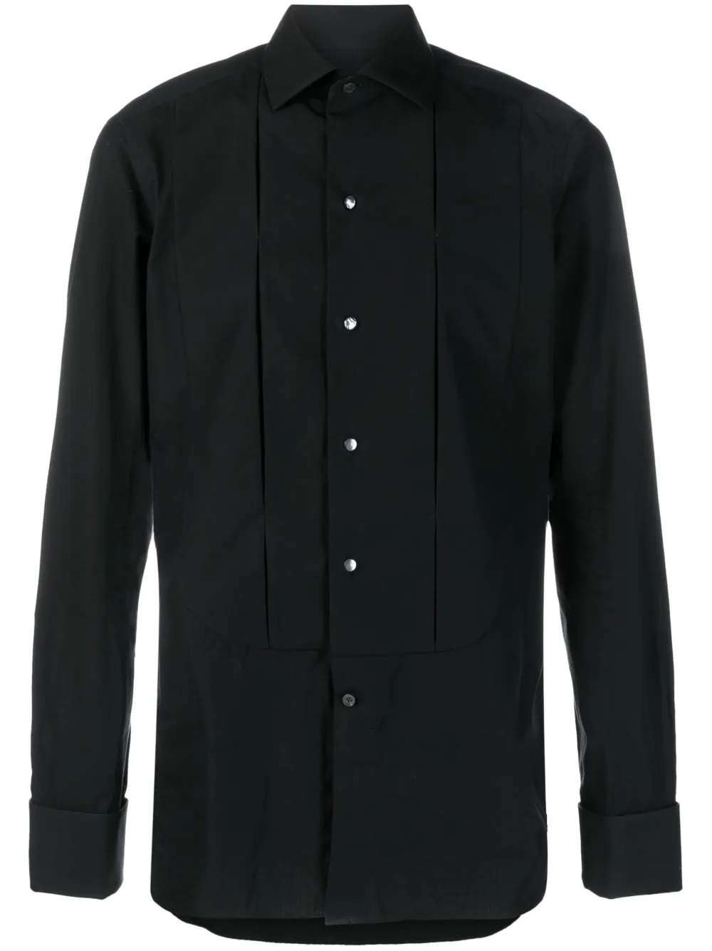 

Рубашка с манишкой Zegna, черный