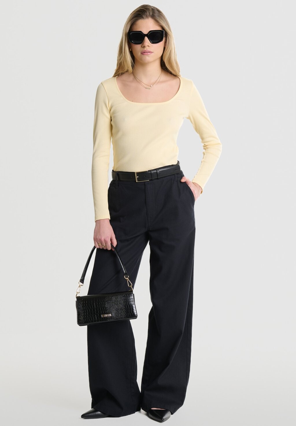 

Топ с длинными рукавами MAIENA Big Star, бежевый