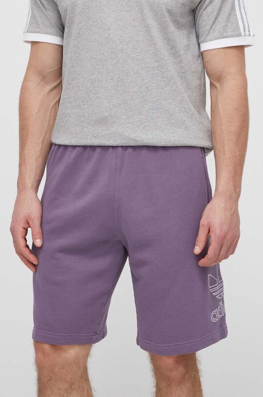 

Хлопковые шорты adidas Originals, фиолетовый