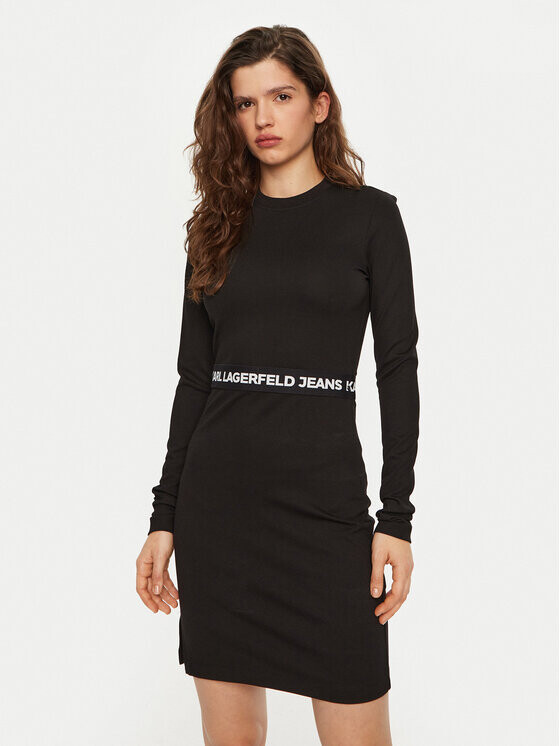 

Платье на каждый день, стандартного кроя Karl Lagerfeld Jeans, черный