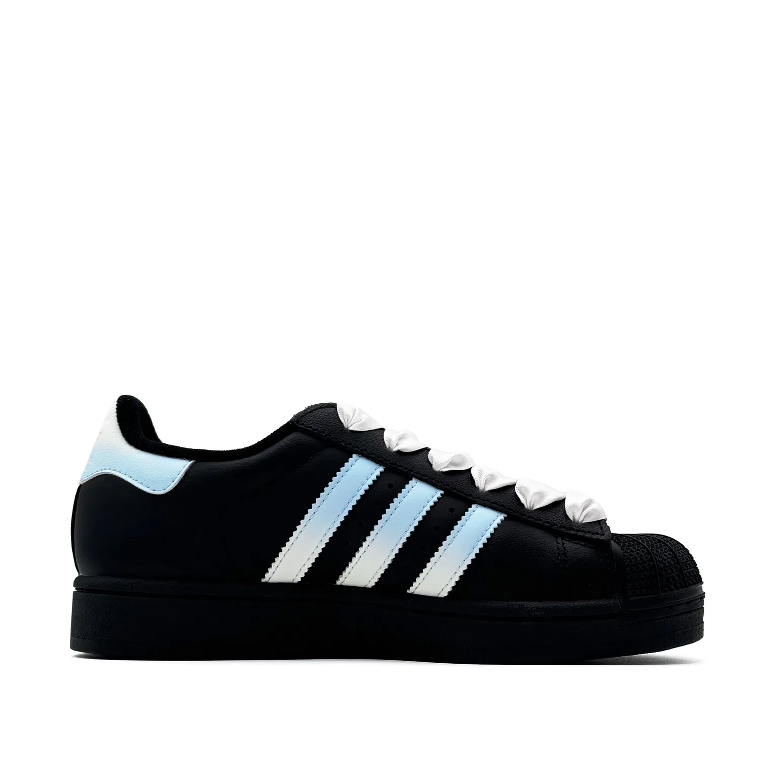 Кроссовки детские скейтбординг Superstar 2 Adidas Originals черные — фото 3