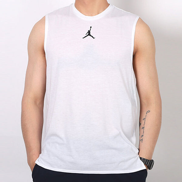 Майка Air Jordan Basketball Training Sports Sleeveless Vest White, белый — фото 3