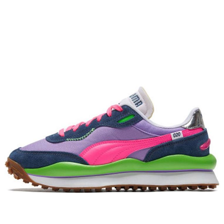 

Спортивные кроссовки PUMA Style Rider Play On Denim 'Pink Purple', желто-коричневый