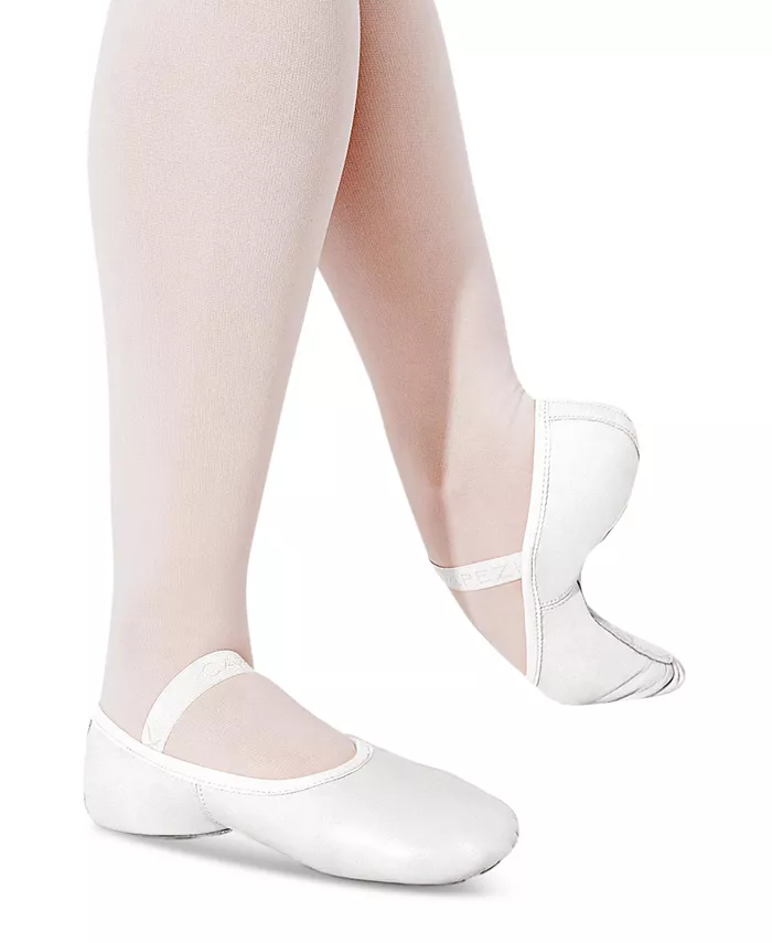 

Детские балетки Lily розовые Capezio, белый