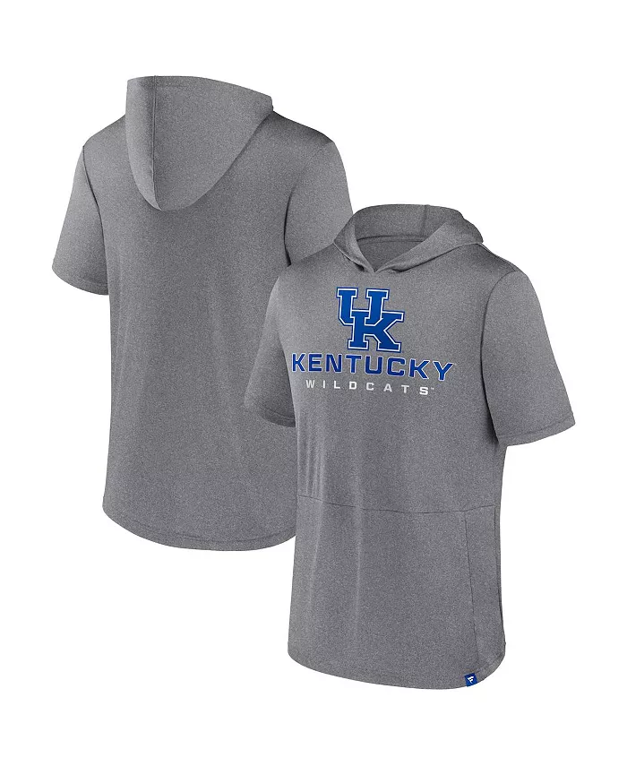

Мужская худи-футболка Heather Gray Kentucky Wildcats Modern Stack Fanatics