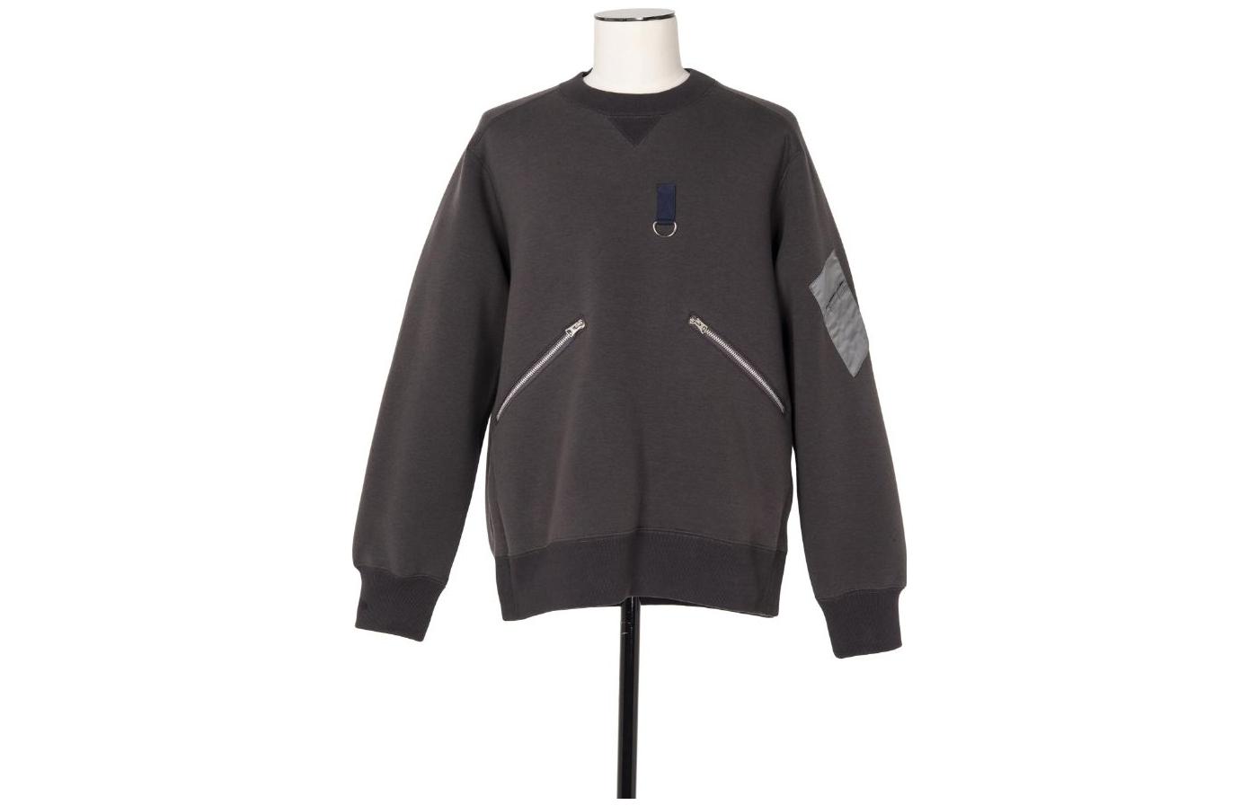 

Футболка FW23 мужская серая Sacai