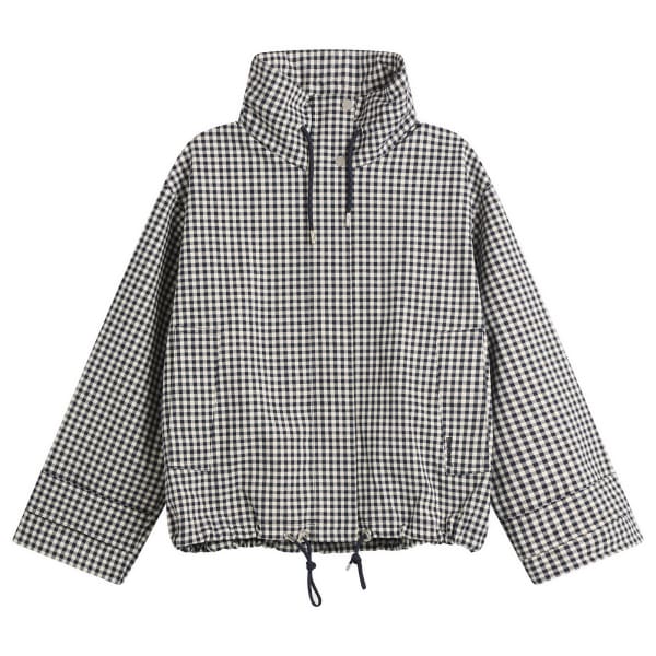 

Водонепроницаемая куртка Bronwyn в клетку Barbour, темно-синий gingham