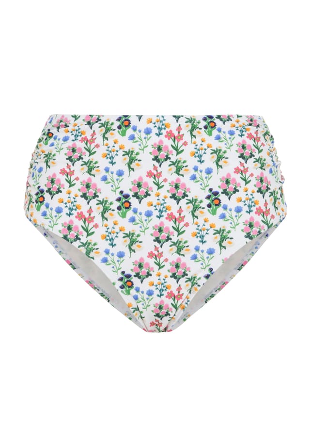 

Плавки бикини с высокой талией цветочные Manguun, цвет aop print fleur