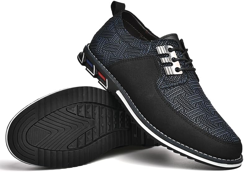 

Мужские повседневные модные туфли AQIXIDX для работы и офиса, лоферы, дышащие, легкие и удобные, синий