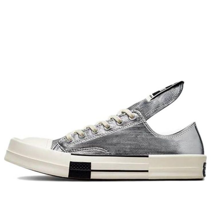 

Кеды Converse Rick Owens x TURBODRK Chuck 70 Low 'Silver Lacquer', серебряный