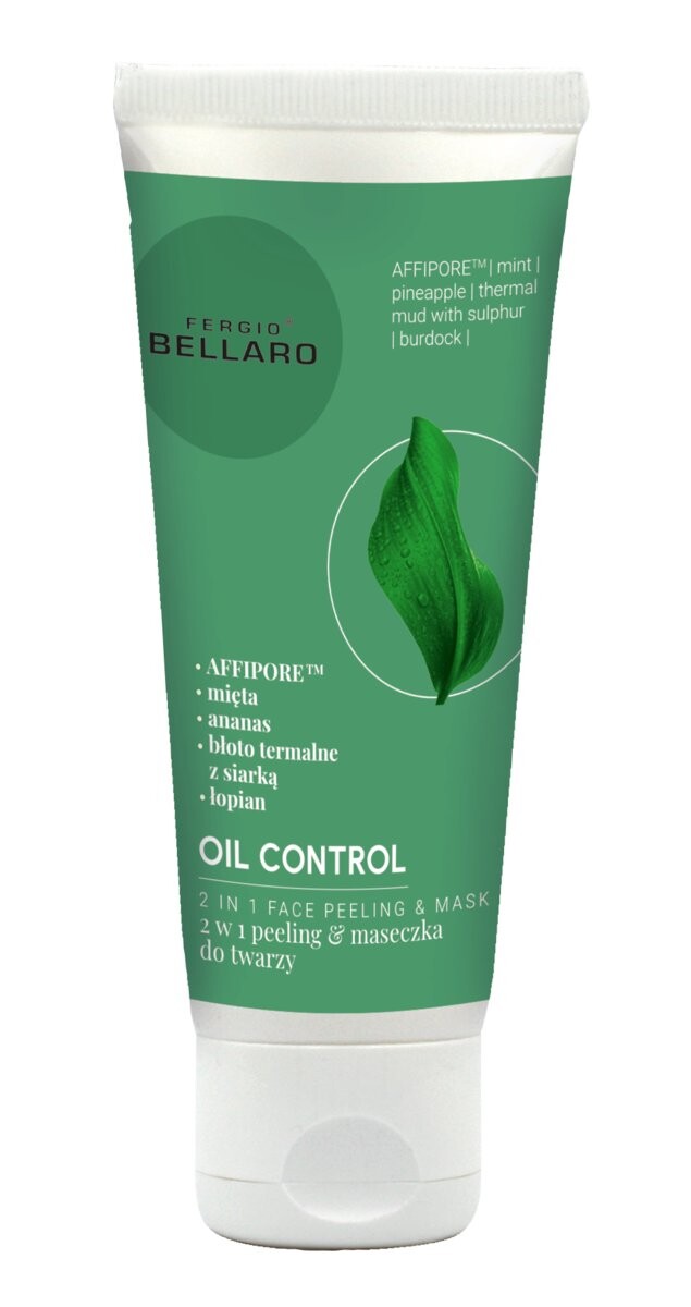 

Fergio Bellaro, Oil Control 2 в 1, пилинг и маска для лица, 75 мл Inna Marka