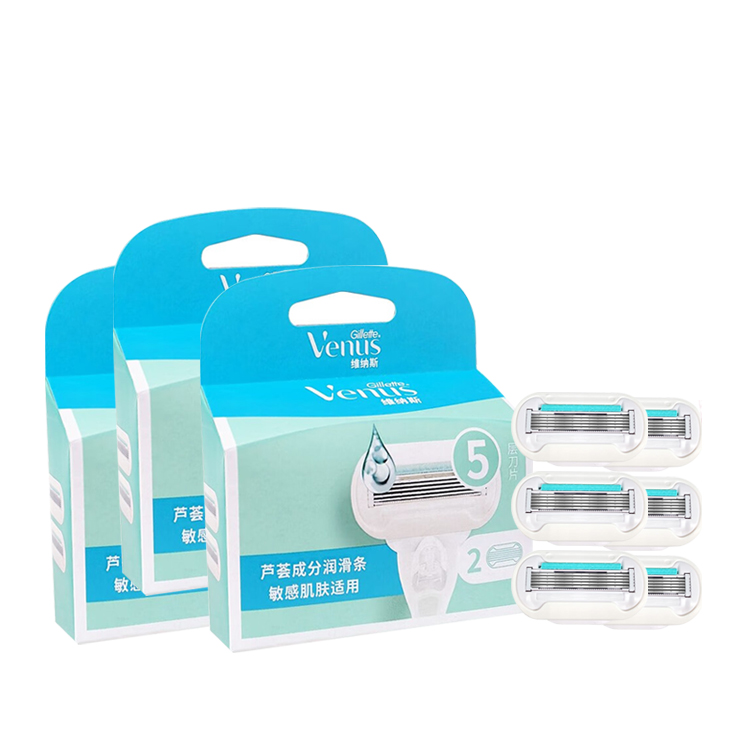 

Лезвие для бритья очистка удаление волос Gillette, Aloe Vera Hexa Blade (Blade Holder Not Included)