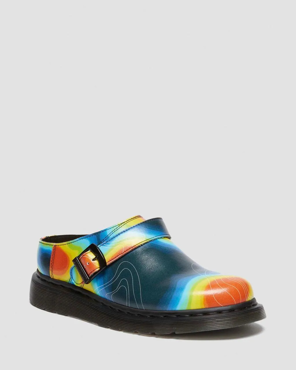 

Мюли из регенерированной кожи с ремешком на пятке Dr. Martens Isham Genix из кожи наппа, цвет Genix Nappa