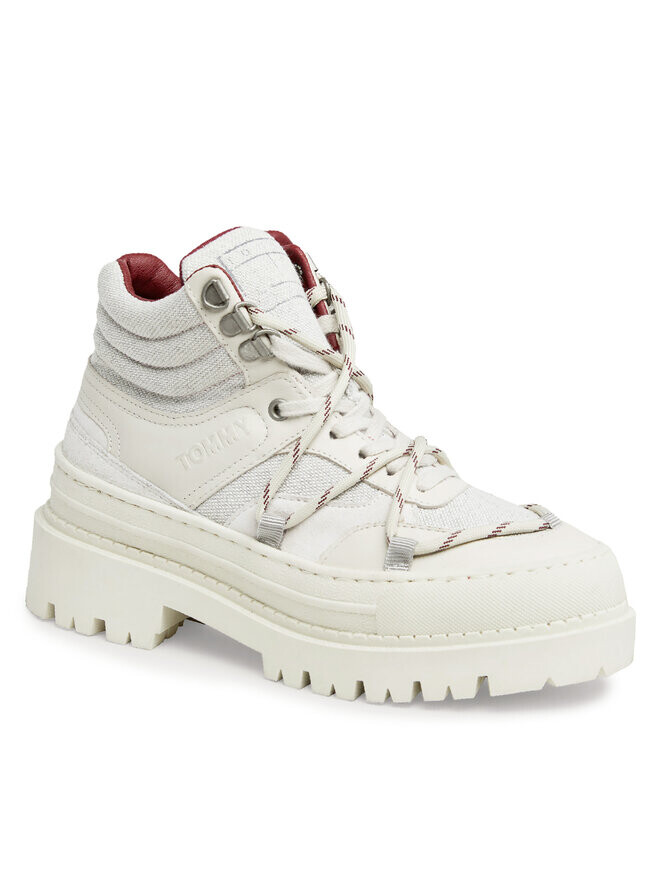 Ботильоны на шнуровке Tjw Hybrid Boot Tommy Jeans, белый — фото 2
