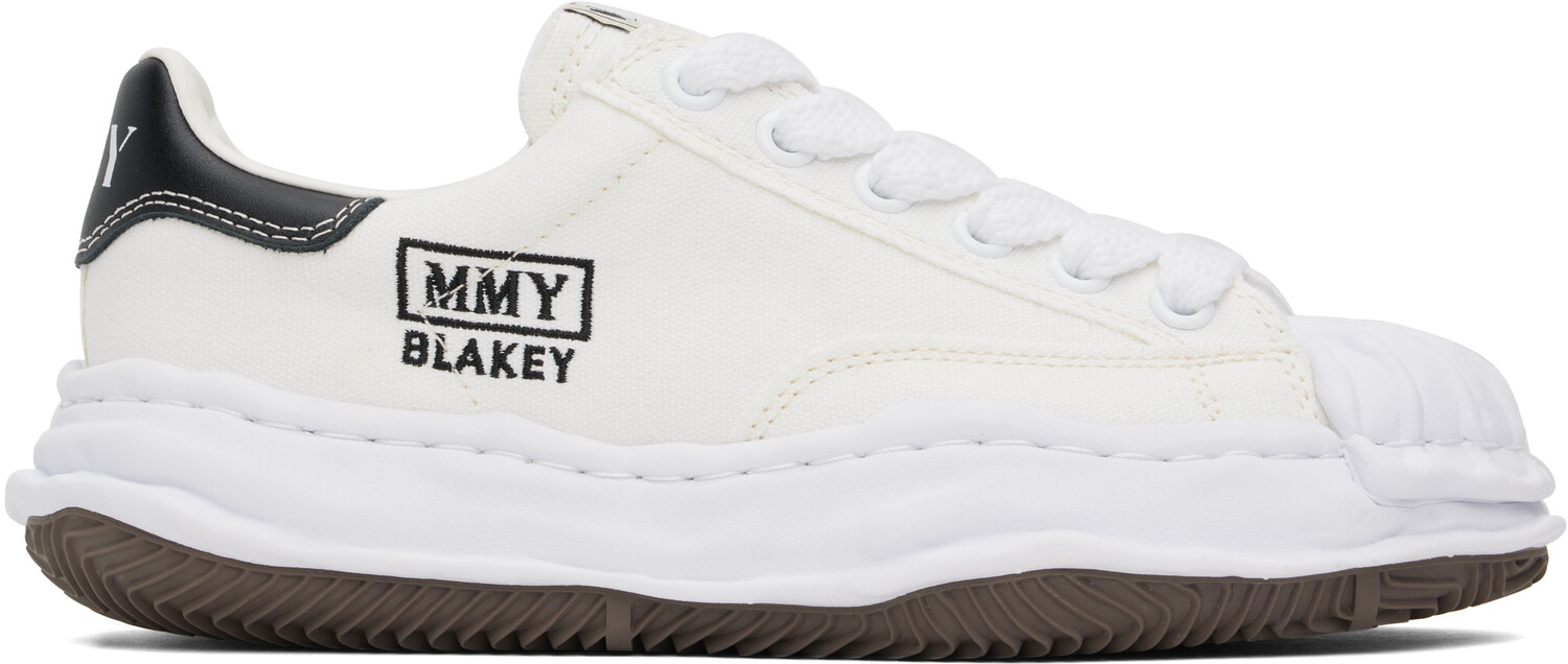 

Холщовые низкие кеды Blakey OG Sole Maison MIHARA YASUHIRO, белый