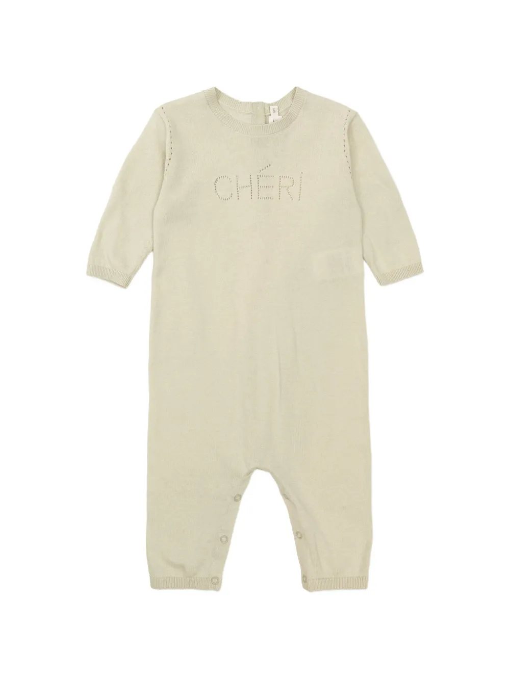 

Комбинезон с длинными рукавами Bonpoint, бежевый