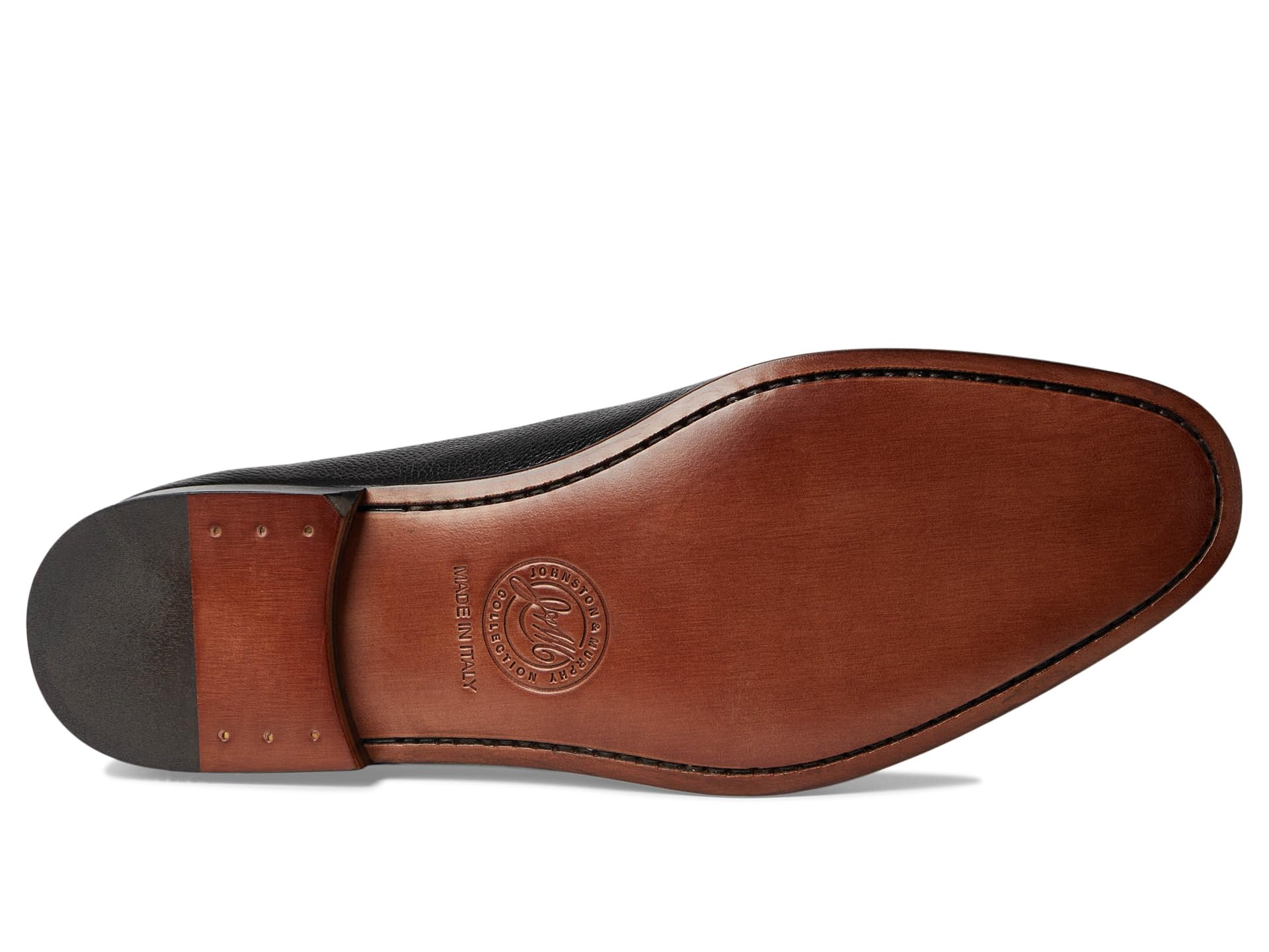 Лоферы Johnston & Murphy Collection Taylor Bit, цвет Black Italian Calfskin — фото 3
