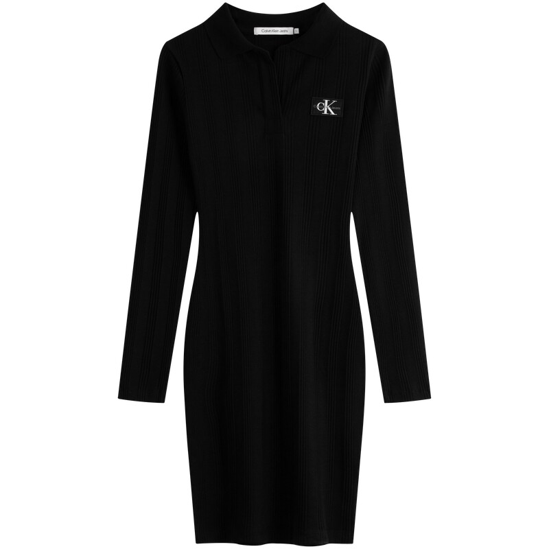 

Calvin Klein Женское платье с длинными рукавами, цвет BEH - CK Black