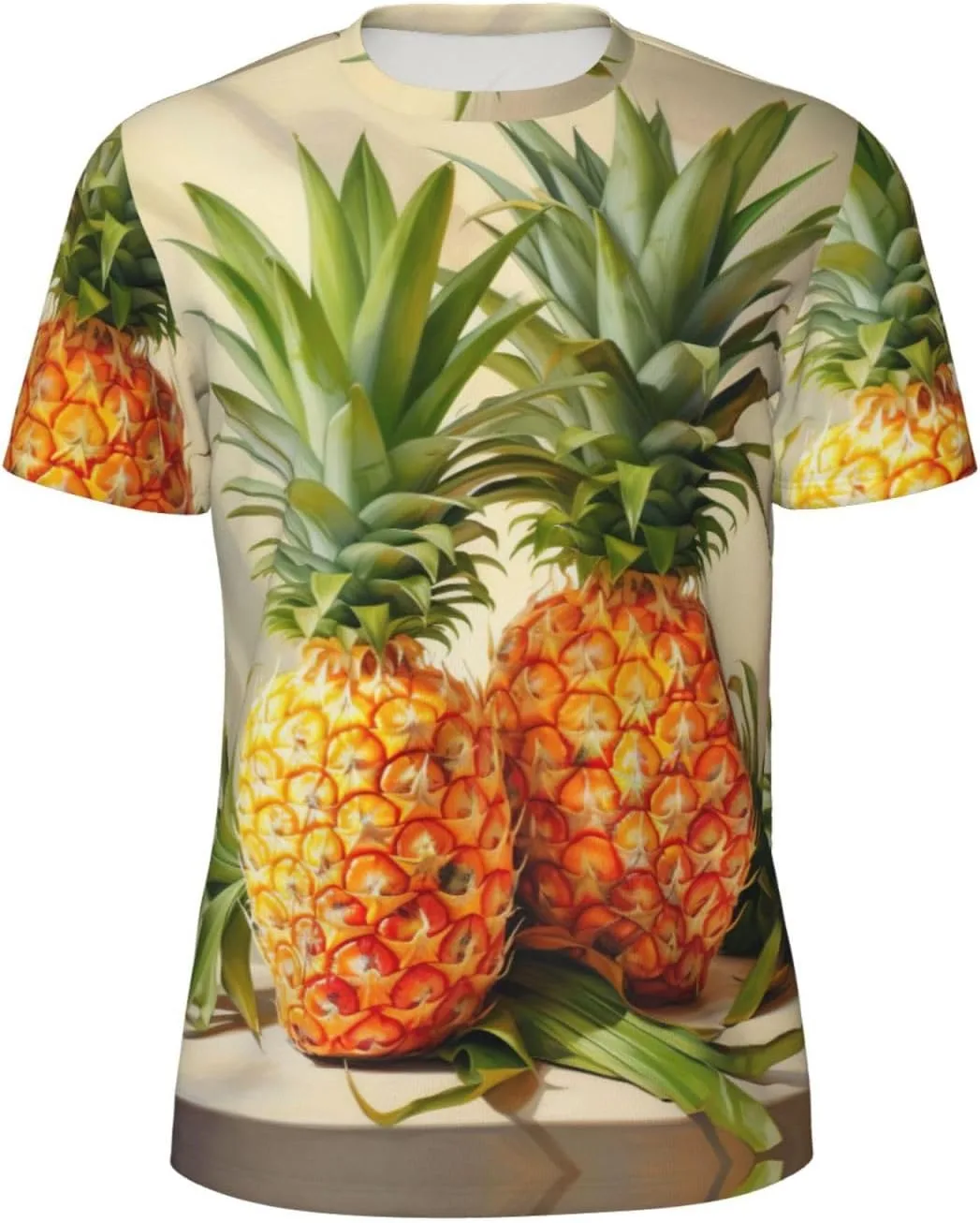 

Футболка мужская летняя с принтом Pineapple Painting, легкая и дышащая SDFHU