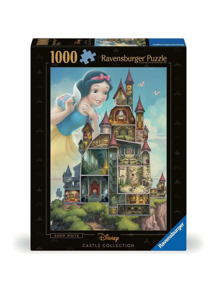 

Пазл Ravensburger, 1000 деталей, «Замки Диснея: Белоснежка в цвете»