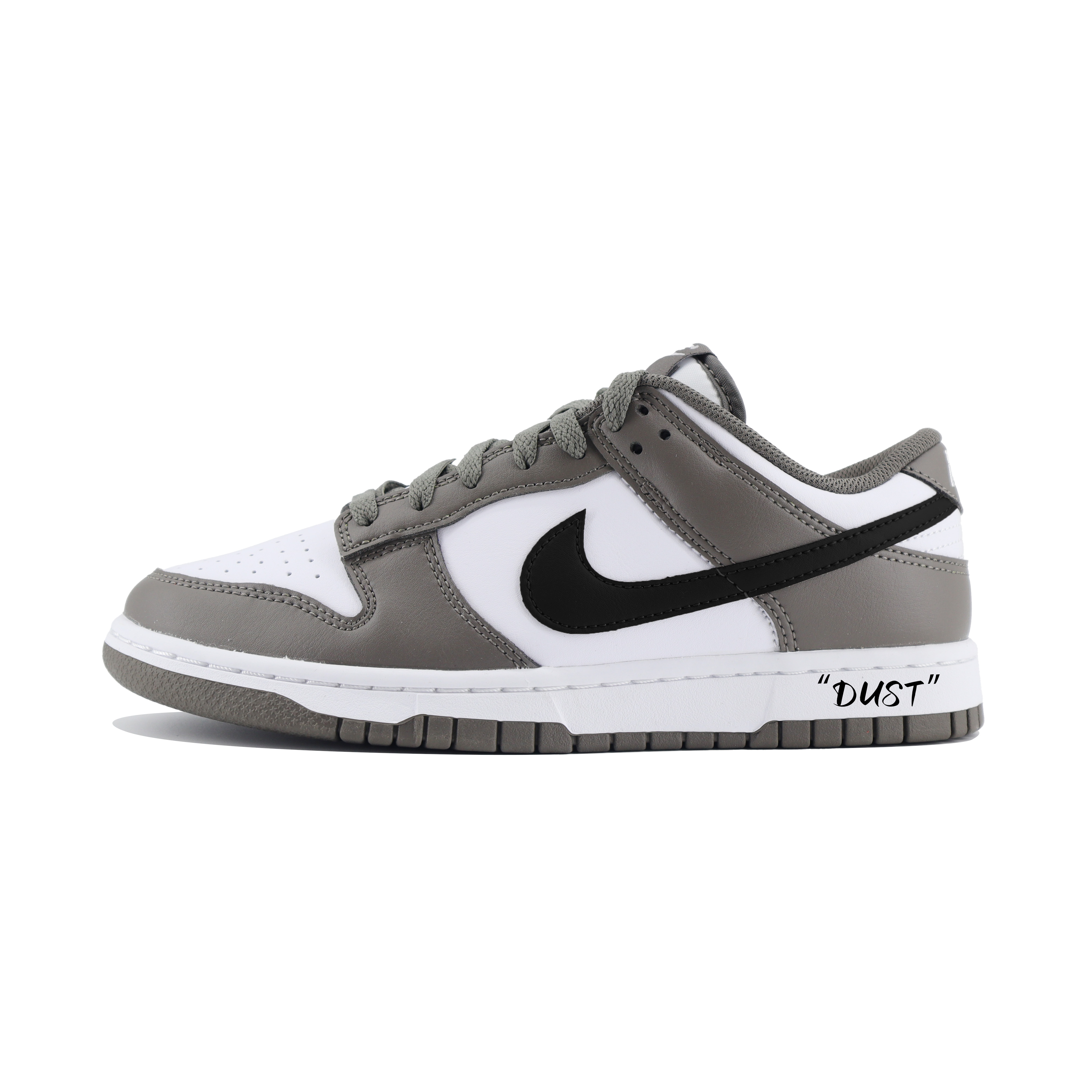 

Nike Кроссовки для скейтбординга Dunk Dust, износостойкие, низкие, мужские, белые, черные