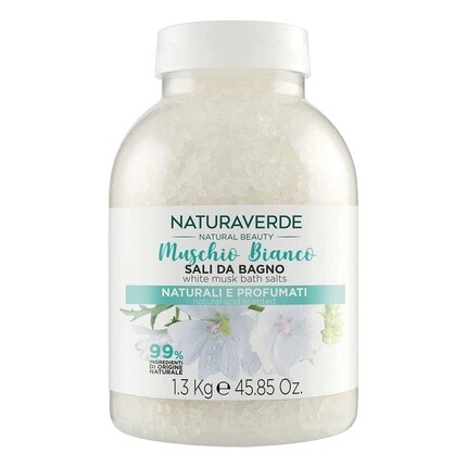 

Natural Beauty Соль для ванн с белым мускусом 1300г, Naturaverde