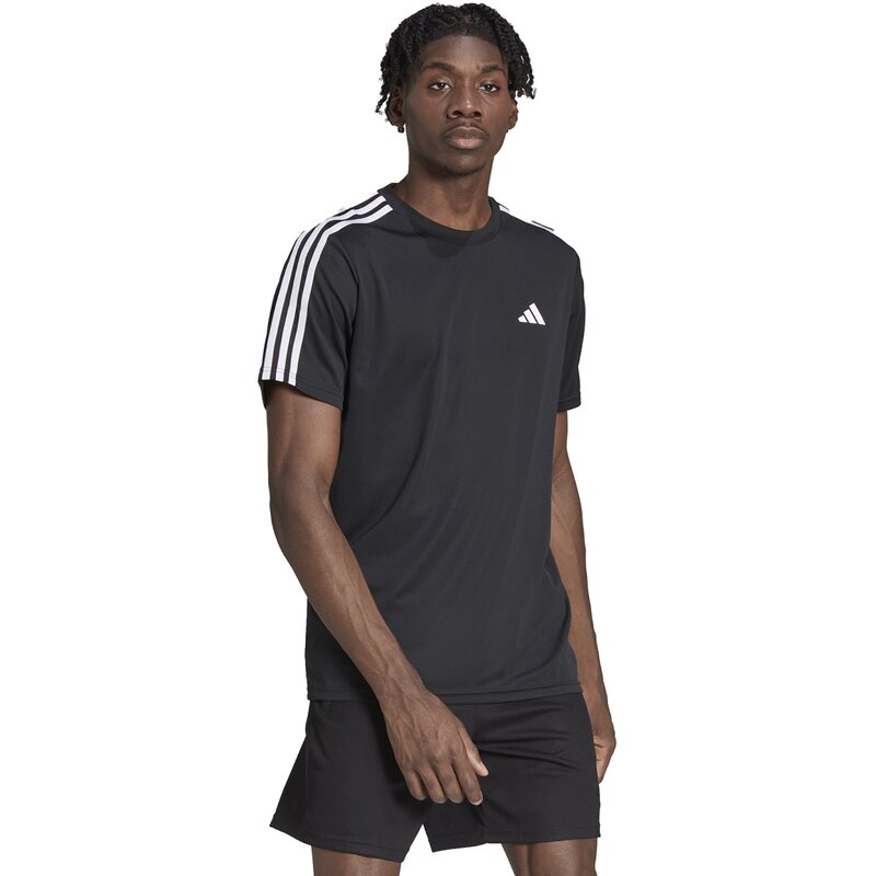 Тренировочные рубашки с тремя полосками Adidas, черный — фото 2