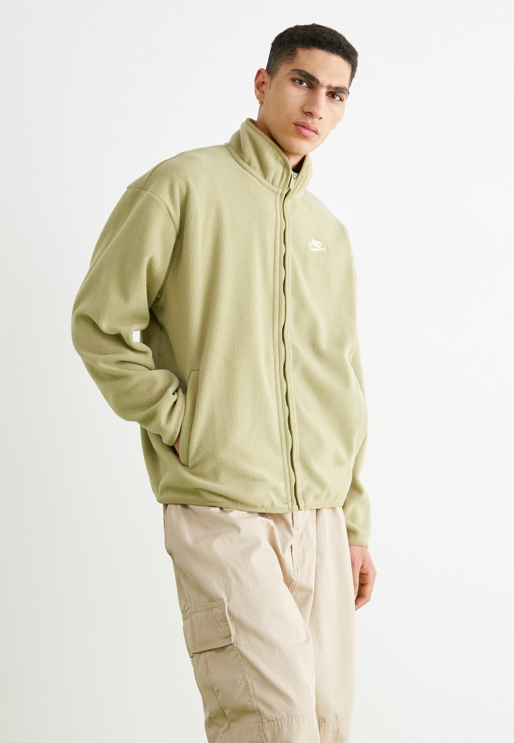 

Флисовая куртка CLUB Nike Sportswear, цвет neutral olive