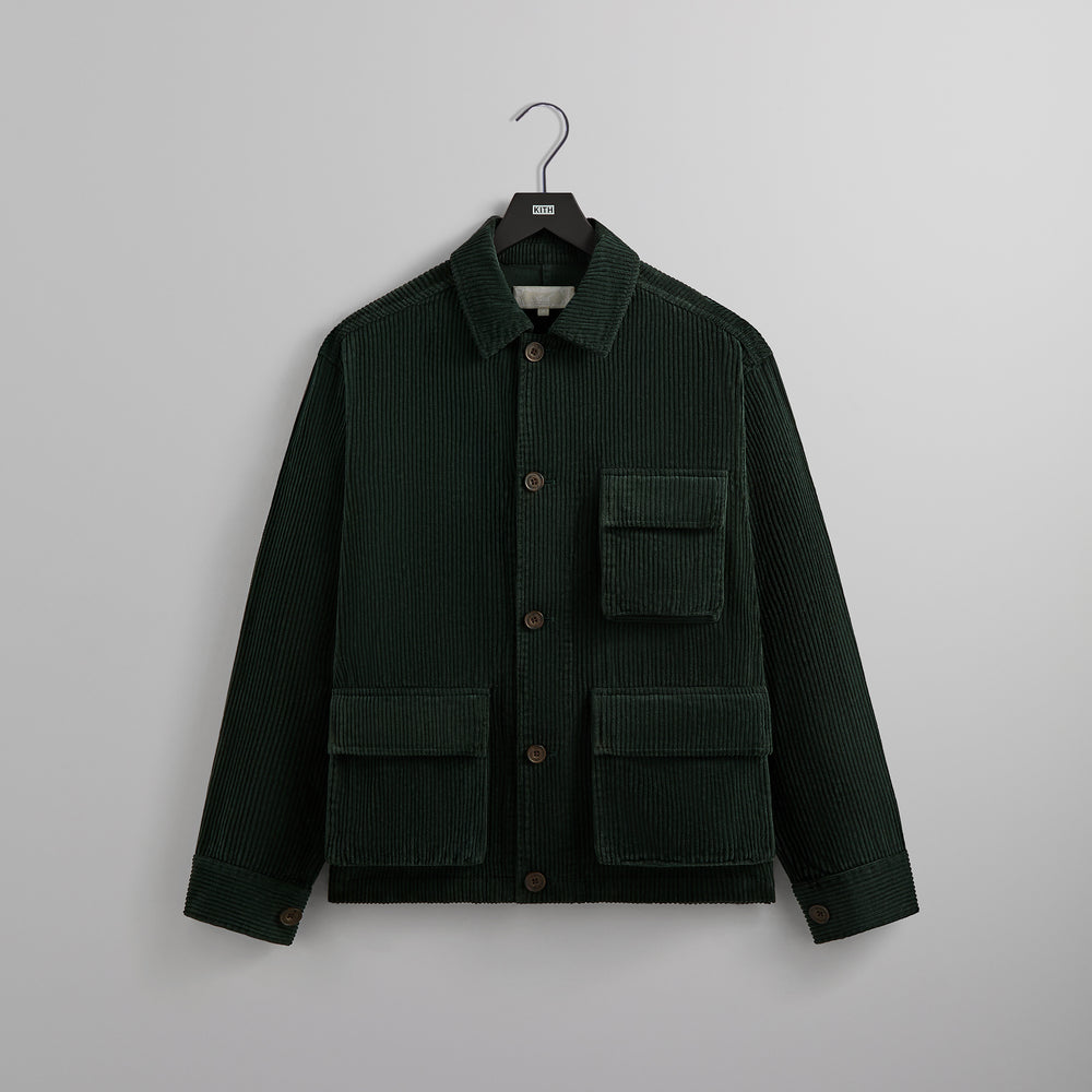 

Куртка Kith Washed Corduroy Saunders Jacket, цвет Stadium