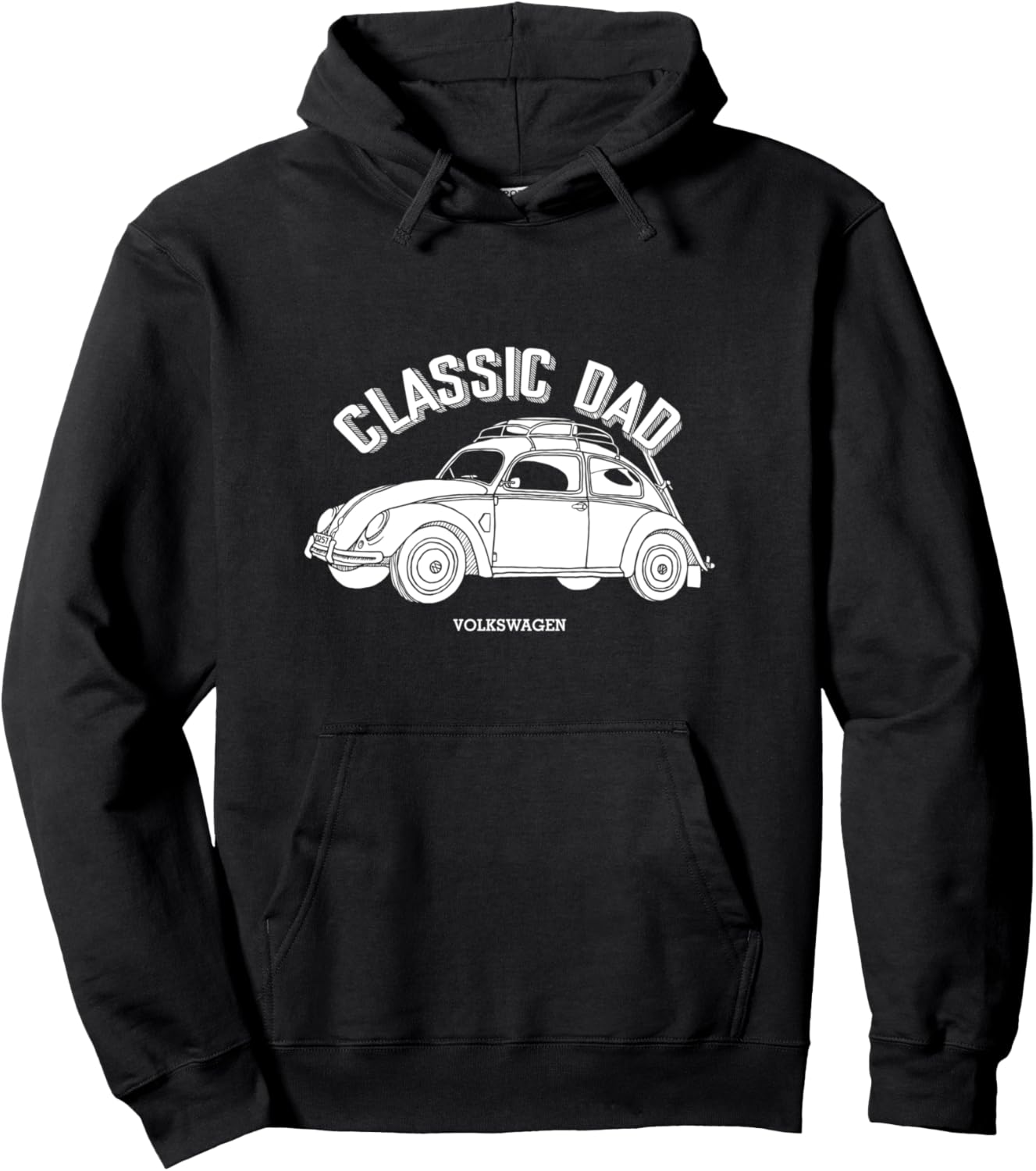 

Худи Volkswagen Classic Dad Beetle, черная