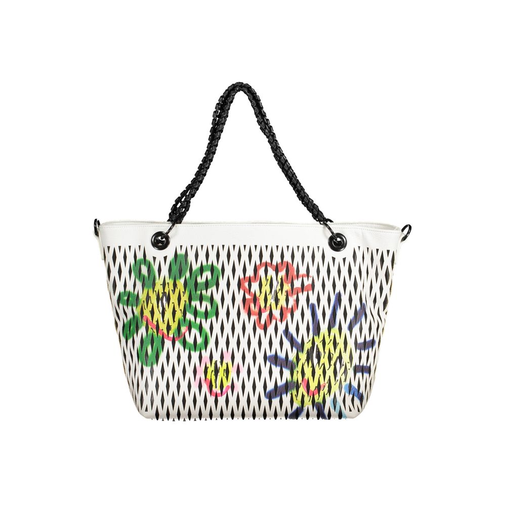 

Белая полиэтиленовая женская сумка Desigual