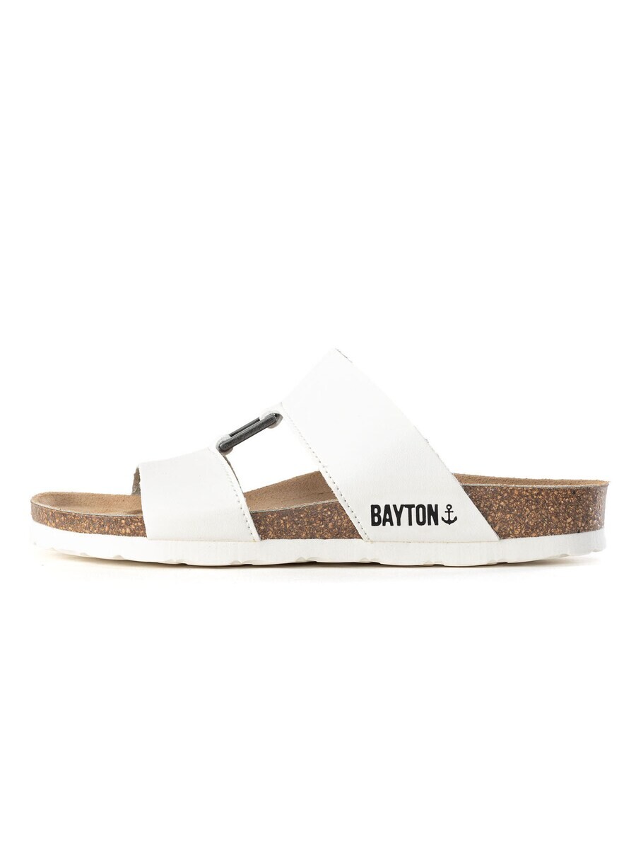 Босоножки на высоком каблуке Bayton Mules Navia, белый