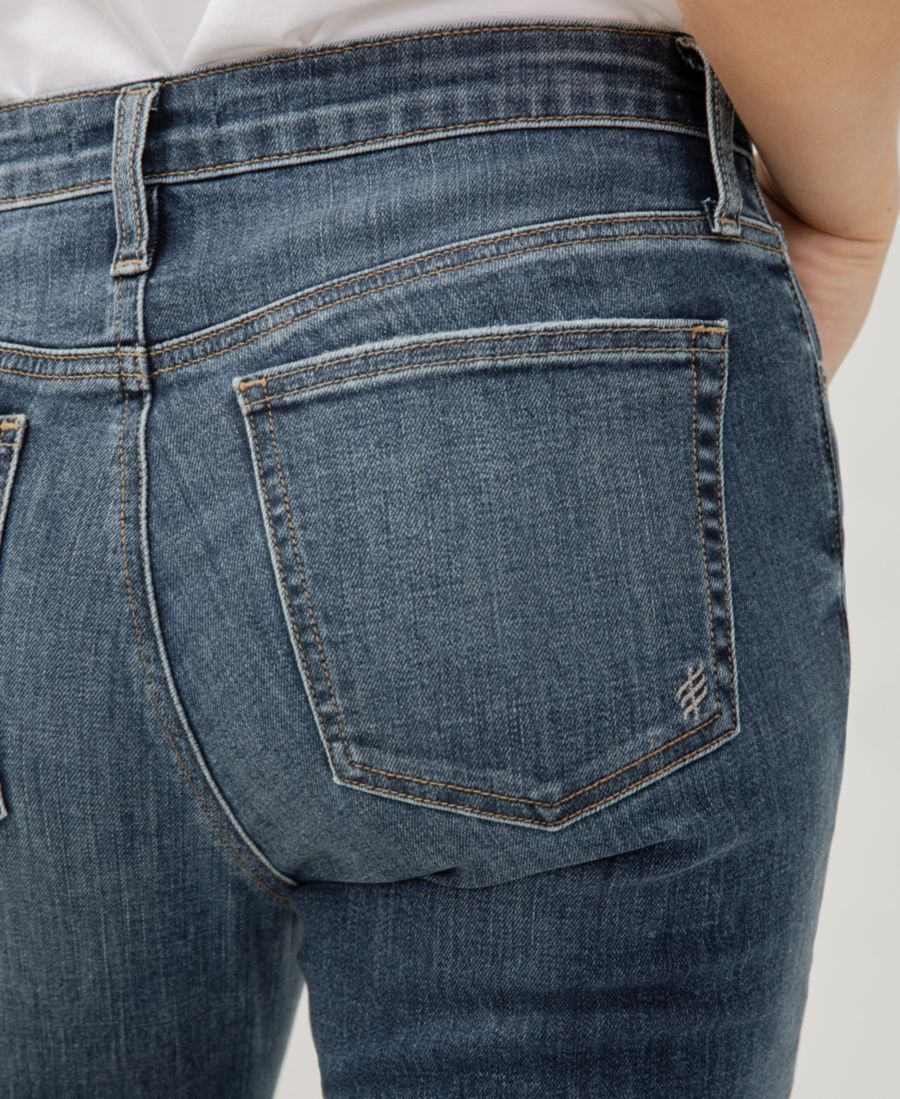 Женские джинсы Elyse Mid Rise Skinny Jeans Silver Jeans Co, Aria — фото 4