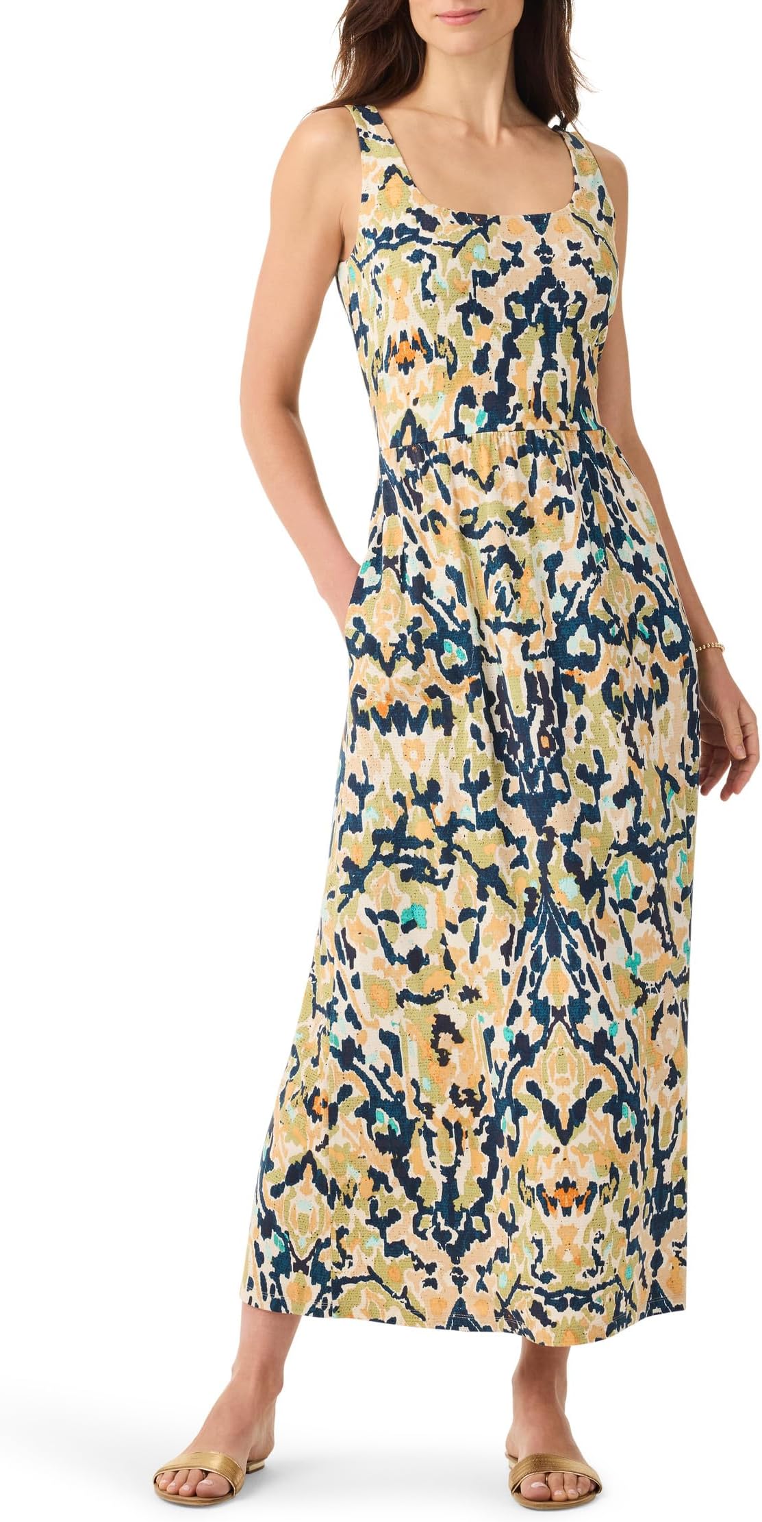 

Платье NIC+ZOE Vineyard Glow Danielle Dress, цвет Indigo Multi