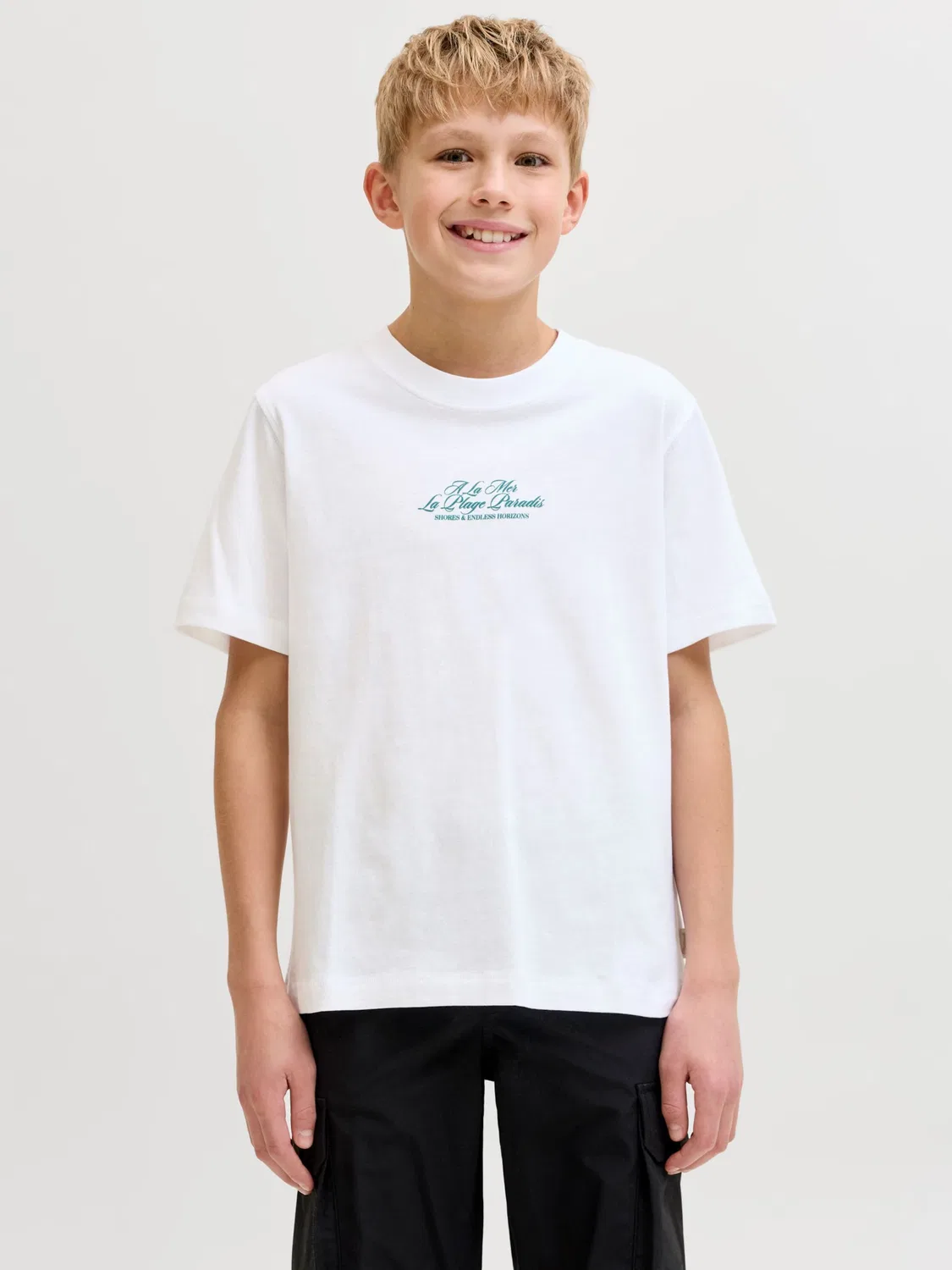 Футболка Jack & Jones Junior, White — фото 3