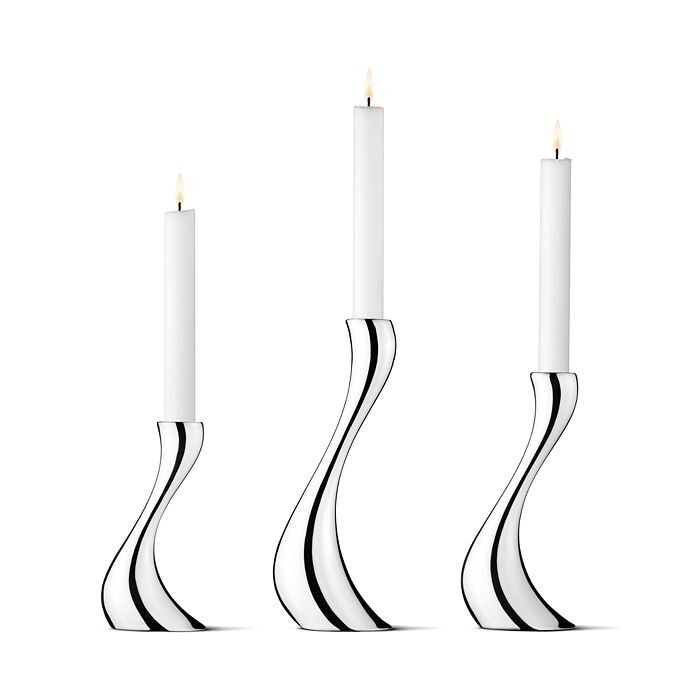 

Georg Jensen Подсвечник Cobra, набор из 3 шт, серебряный