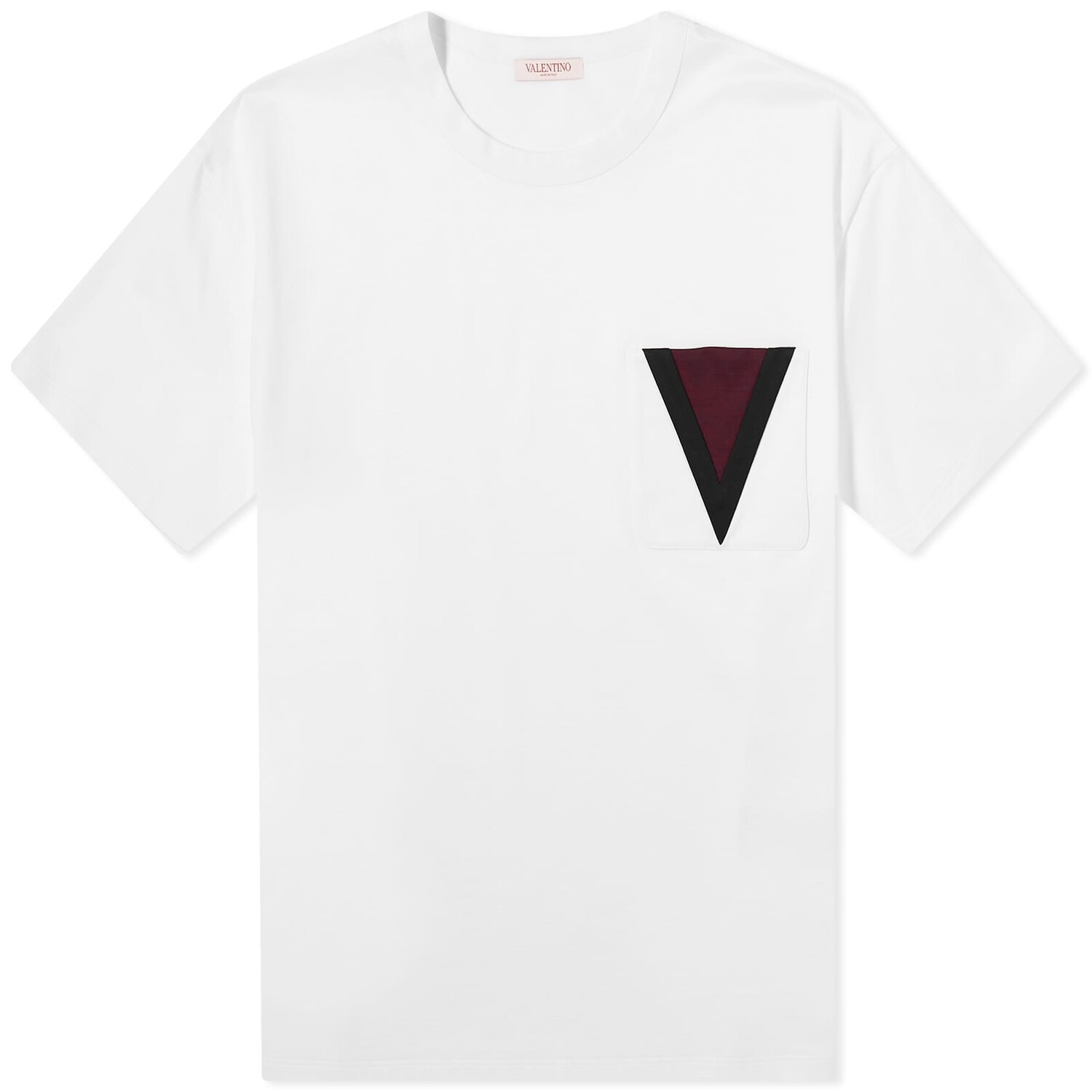 

Футболка Valentino Large V Logo, белый