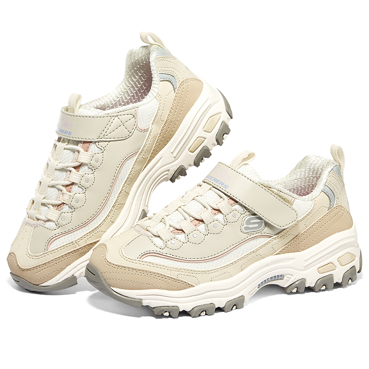 Низкие повседневные кроссовки Skechers, бежевый — фото 4