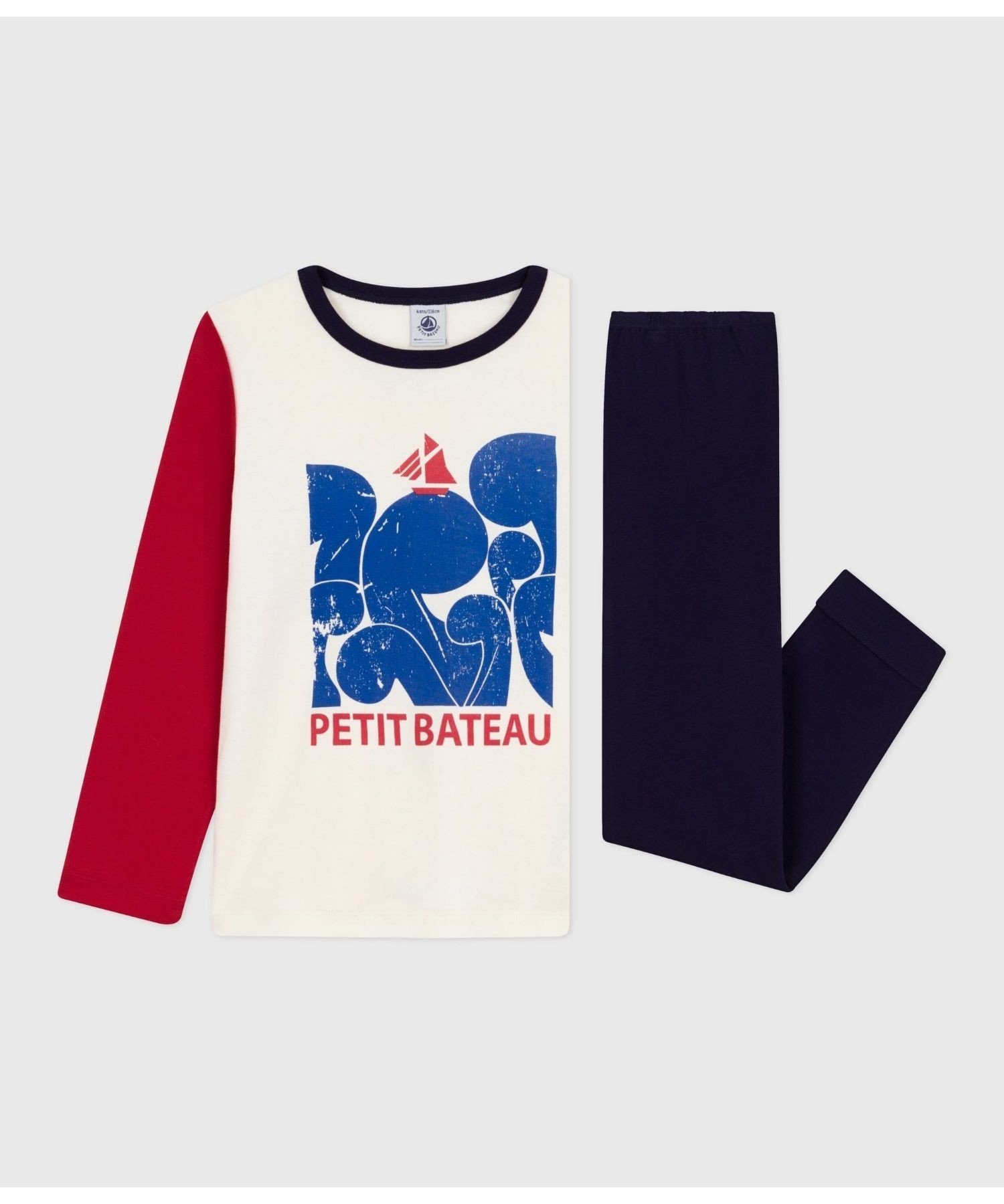 Пижама PETIT BATEAU, Blue/Multicolor — фото 4