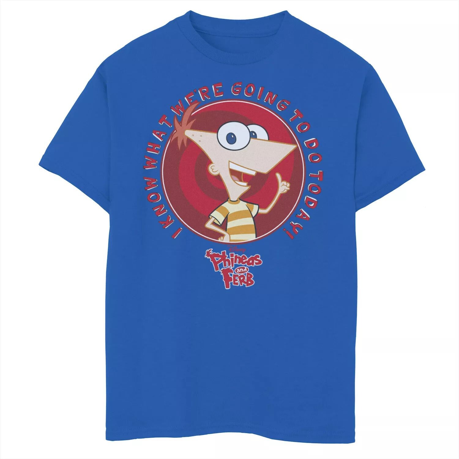 

Футболка с рисунком «Phineas & Ferb» для мальчиков 8–20 лет Disney's Phineas Do Today Disney