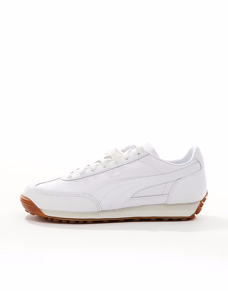 Кроссовки Puma Easy Rider из кожи белого цвета — фото 2