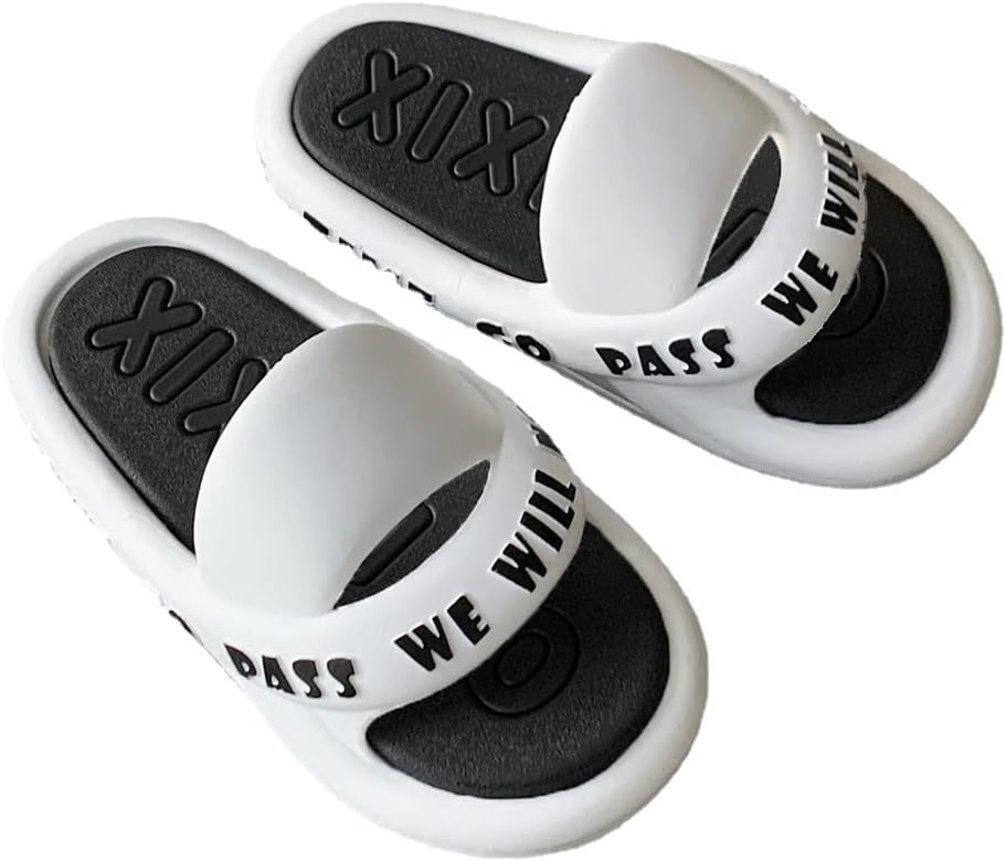 

Сандалии-шлепанцы унисекс для женщин и мужчин, летние тапочки для дома и улицы, тапочки для душа с толстой подошвой Ceinom, белый